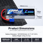 Zeee 3S Lipo Battery 6000mAh 11.1V 120C Soft Case RC Battery with EC5 Connector for Helicopter Airplane Quadcopter RC Airplane R