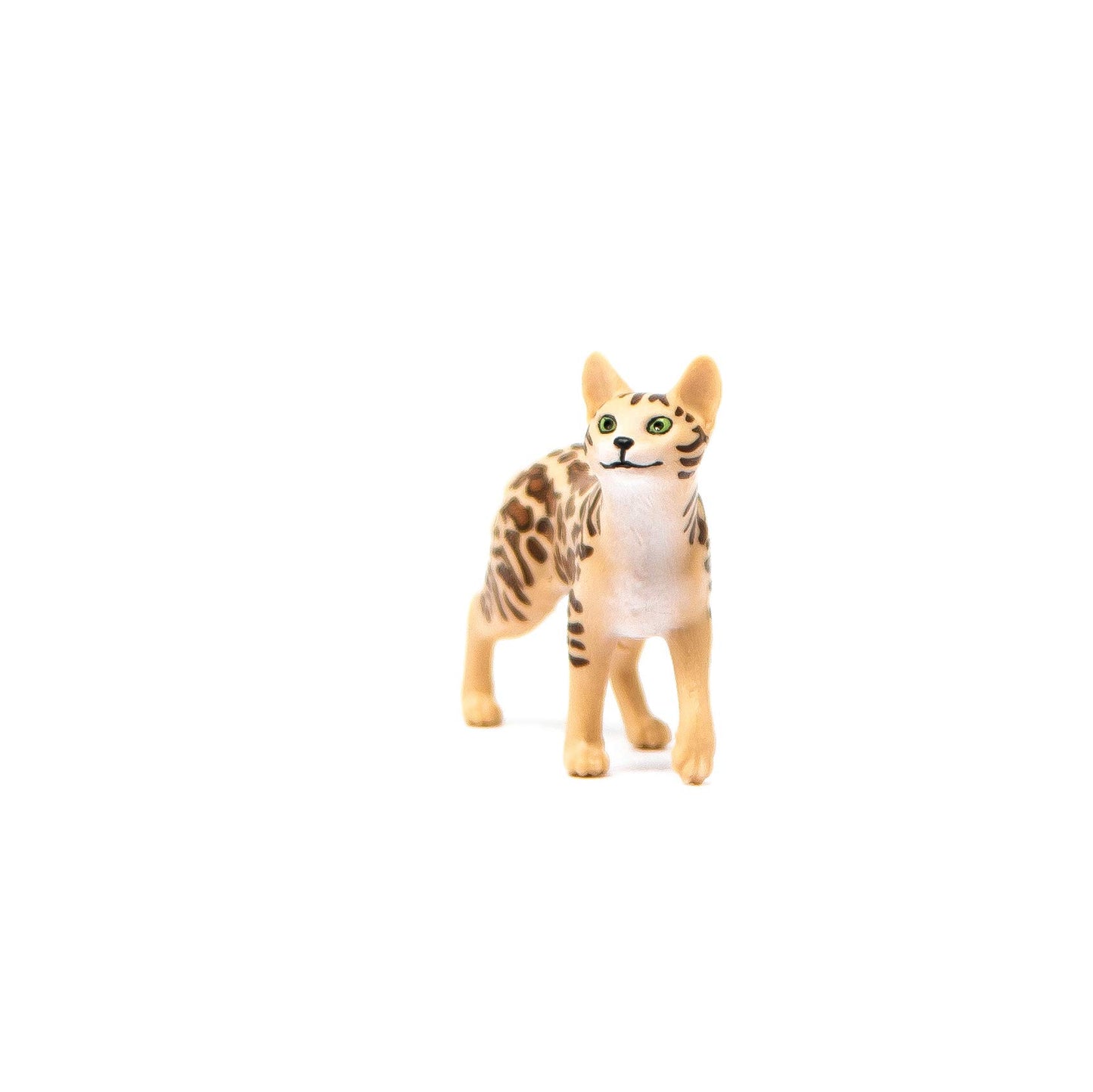 Schleich Farm World, Realistic Cute Cat Toys For Boys And Girls Ages 3 And Above, Bengal Cat Toy, 1 Count (Pack Of 1)