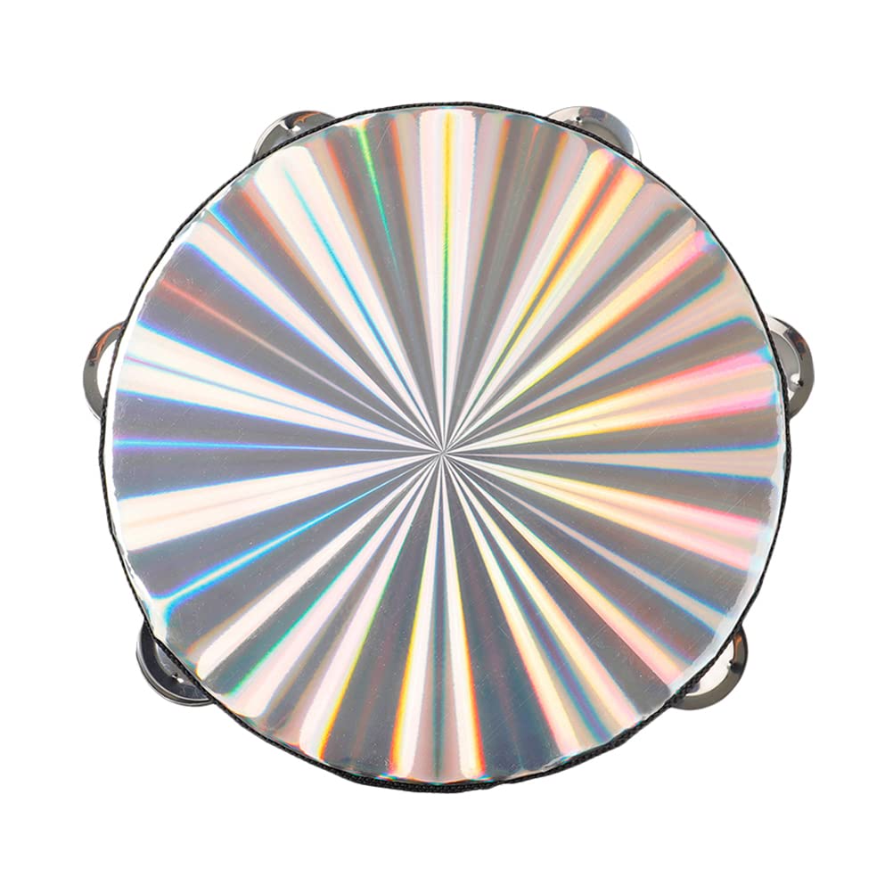 Excluzo Double Row Tambourine Percussion Musical Instrument Hand Drum Educational Toy