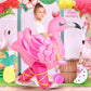 Kids Halloween Inflatable Costume, Ride On Flamingo Air Blow Up Funny Inflatable Suit, Halloween Costumes For Girl/Child 7-10 Yrs