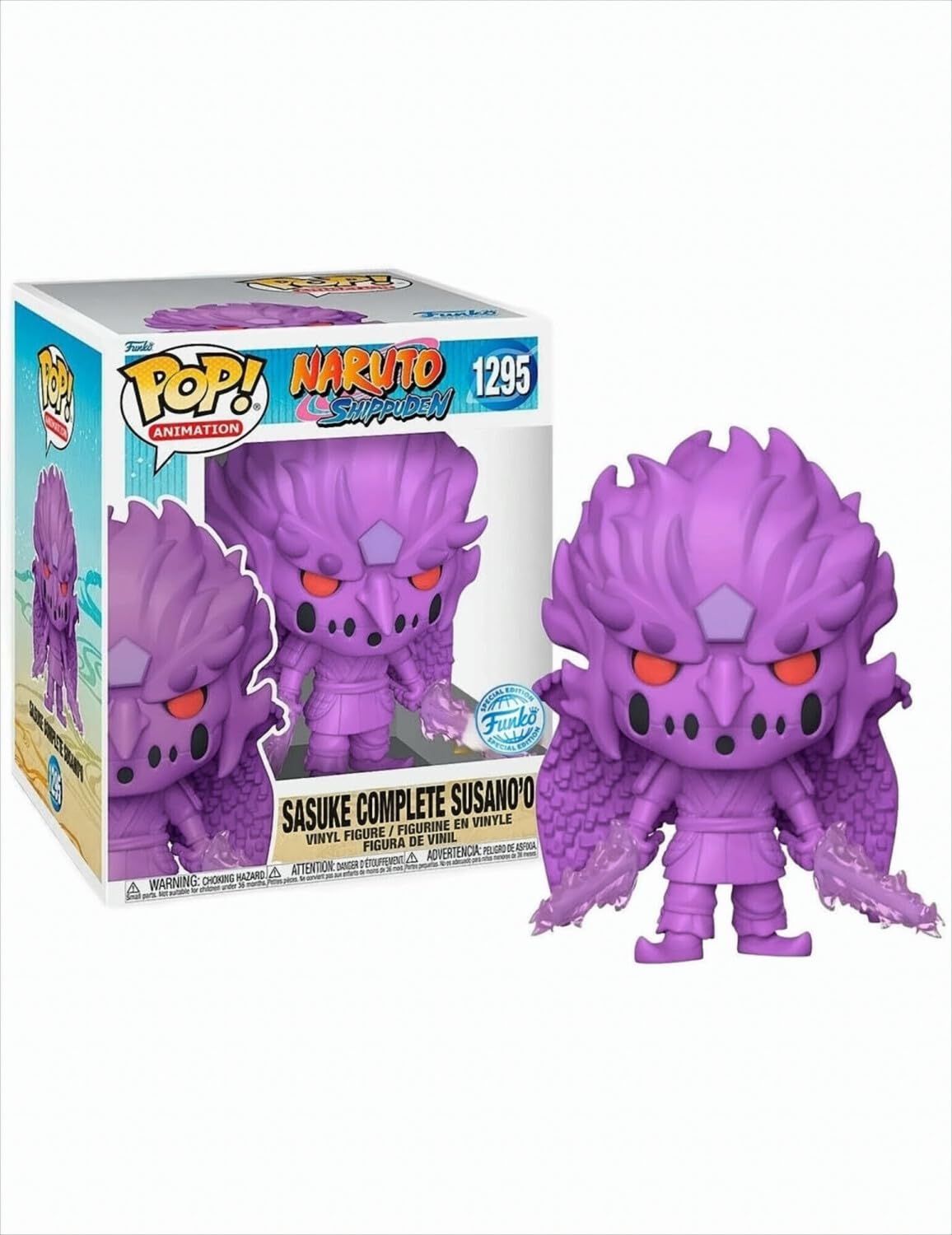 Funko Sasuke Oversized Pop! Vinyl Figure 15cm - Complete Susano'o, Purple, Model 68943