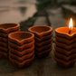 Our Rural Clay Diya Oil Diyas Lamp Pack Of 50 Agul
