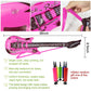 QIQU Inflatable Guitar - 35 Inch Plastic Rock Star Guitar in Red for 80s 90s Theme Parties, Birthdays, Weddings & Photo Booths