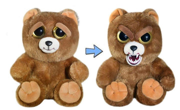 Feisty Pets Plush Stuffed Bear - Sir Growls-A-Lot, 8.5" Brown Polyester Toy