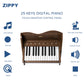 ZIPPY Kids Piano Keyboard - 25 Keys Digital Piano, Touch Sensitive, Adjustable Volume, Walnut Mini Music Toy for Toddlers and Kids