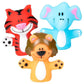 Animal Finger Puppets by Forest & Twelfth Kids  Fun Gifts and Party Favors for Boys and Girls  Includes Lion  Elephant  Tiger  Giraffe  Tiger & Monkey Toys  Pack of 12 or 24 (Pack of 12)
