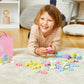 Plus Plus Building Set With Metal Suitcase, Open Ended Stem Toy For Toddlers And Preschool, 70 Big Pastel Interlocking Pieces