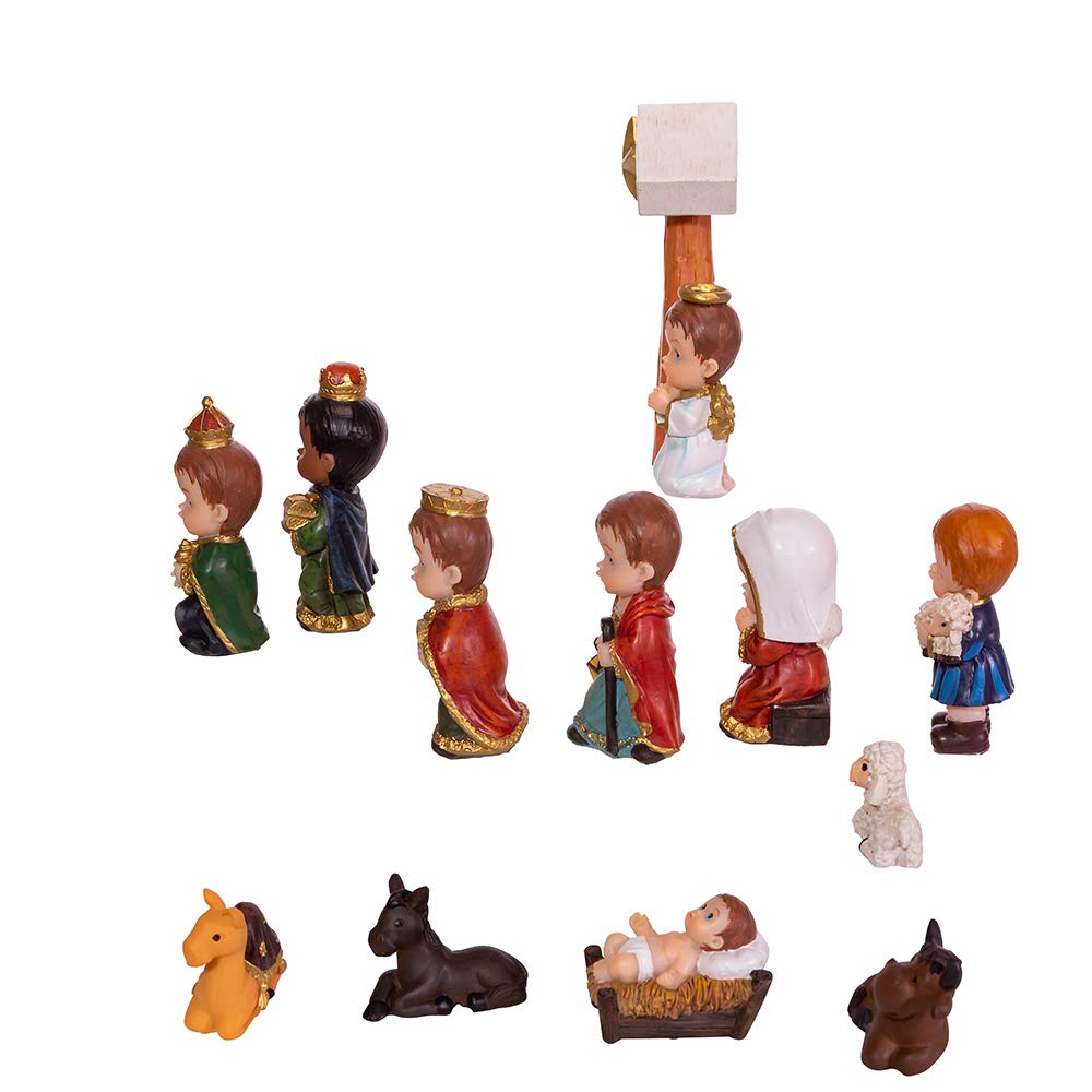 Kurt S. Adler 1.6-4.5' Children'S Nativity, 13-Piece Set (D3762)