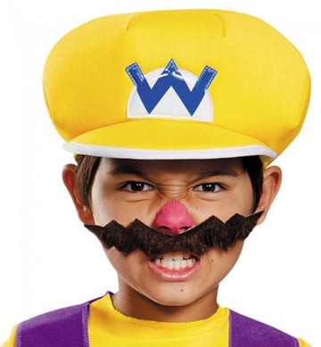 Wario Deluxe Super Mario Bros. Nintendo Costume, Large/10-12