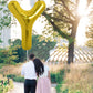 Toniful 40 Inch Large Gold Letter Y Balloons Helium Balloons,Foil Mylar Big Balloons For Birthday Party Anniversary Supplies Dec