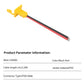 RIIEYOCA XT60 Adapter with Mount Panel Cable 12AWG XT60 Male Plug with Mount Panel to bare wire Power Cable for RC Lipo Battery