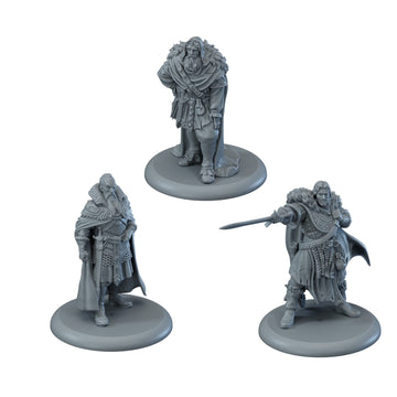 Cmon A Song Of Ice And Fire Tabletop Miniatures Game Night'S Watch Heroes Iii Box Set - Defenders Of The Realm! Strategy Game Fo