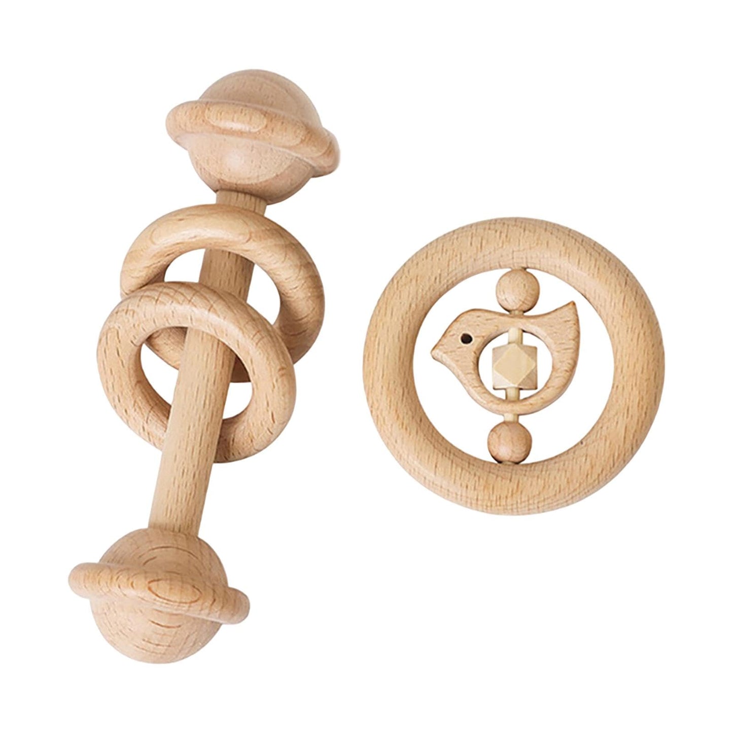 Calandis 2Pcs Baby Rattle Toys Portble Sensory Toys For Boys Girls Newborn 36 Months | Developmental Baby Toys | Toys For Baby