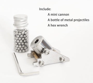 Xinlong Stainless Steel Mini Cannon Model Ornaments Historical Civil War Mini Cannon