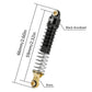 INJORA 59mm Shocks Long Threaded-Brass & Aluminium Shock Absorber Oil Damper for TRX4M TRX4MT 1/18 RC Crawler Upgrade