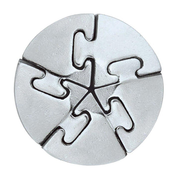 Bepuzzled | Spiral Hanayama Metal Brainteaser Puzzle Mensa Rated Level 5, For Ages 12 And Up