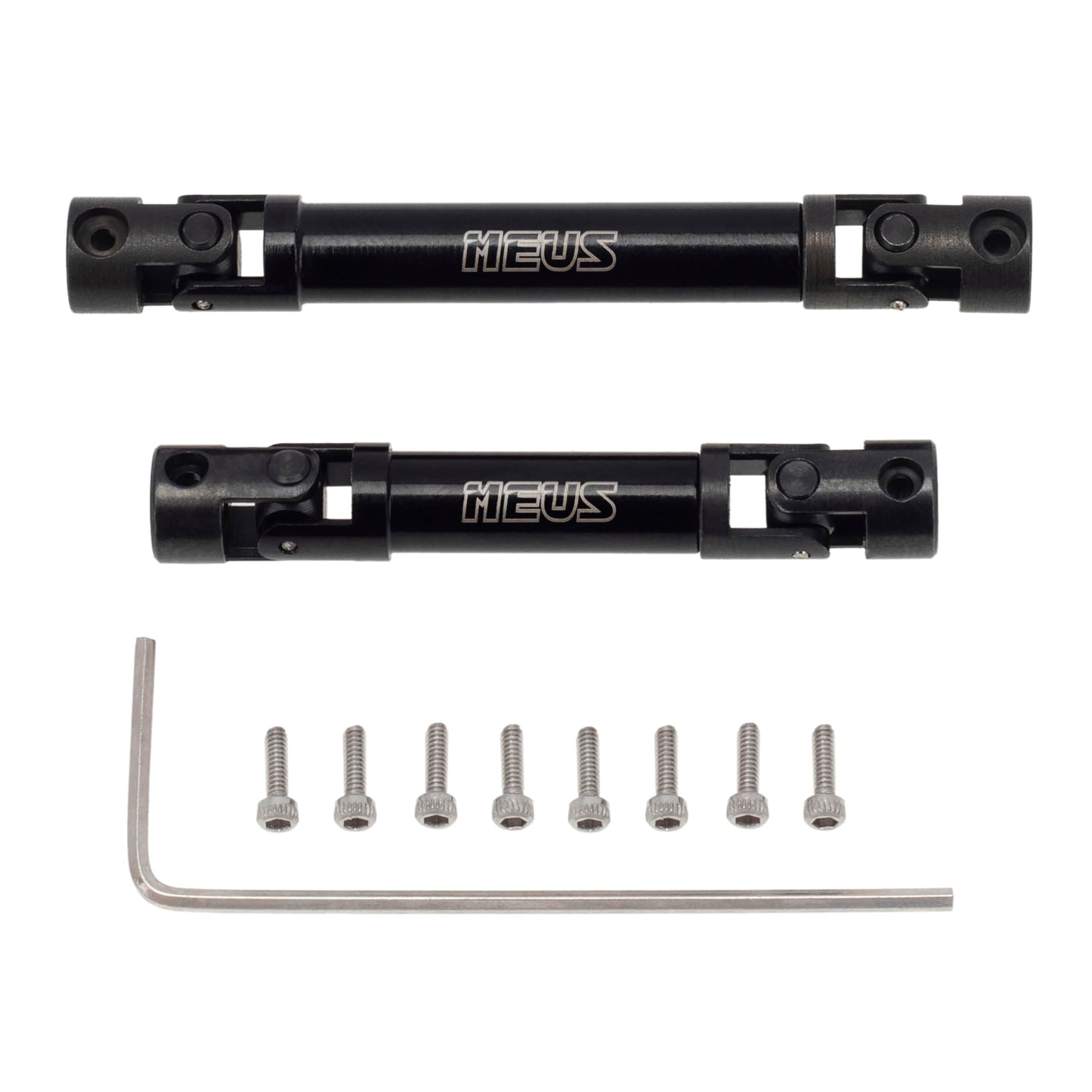 Meus Racing Scx24 Driveshaft Center Drive Shaft For Axial 1/24 Scx24 90081 C10 Jeep Bronco (45-58Mm + 56-81Mm)