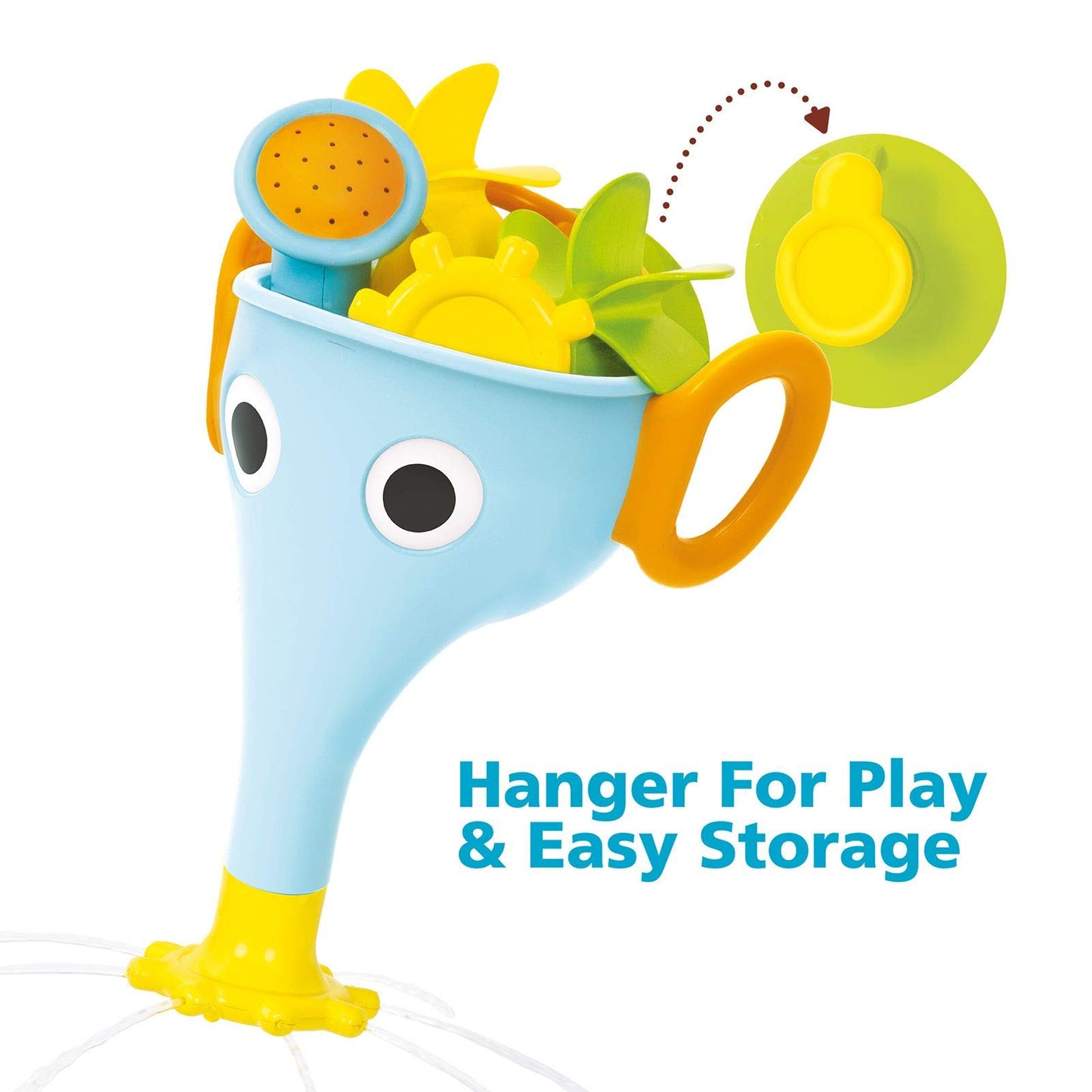 Yookidoo Funelefun Fill ‘N’ Sprinkle Bath Toy. (Blue)
