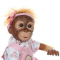 TERABITHIA 20 Inch Newborn Realistic Baby Doll Silicone Vinyl Reborn Monkey Dolls with Weighted Body Lifelike Flexible Collectible Art Doll That Look Real and Feel Real