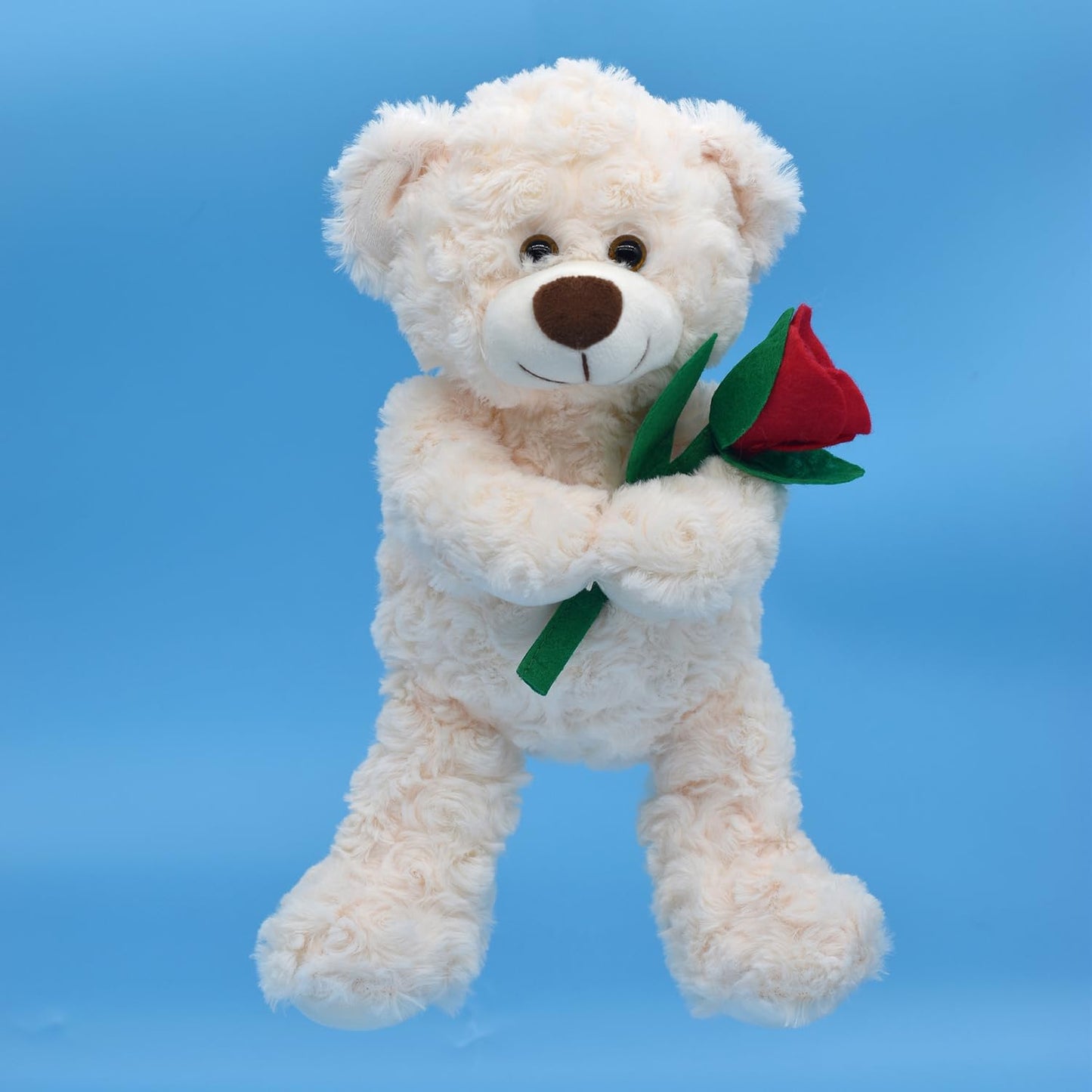 Bakalizoo 12'' Stuffed Teddy Bear Dolls With Red Heart, Soft Plush Animal Toys For Valentine'S Day Her/Girlfriend Lover Mom Kids
