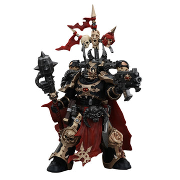 JoyToy Warhammer 40K Genuine License 1:18 Action Figure  Chaos Space Marines Black Legion Chosen Champion with Bolter and Power Maul  4.96 inch Collectible Action Figures Sets