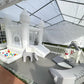 Poyounghu White Bounce House, House With Blower, Inflatable Bouncer, Children'S Toy, Sewn Extra Thick Material For Durability