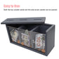 Mczxon Spend Save Give Piggy Bank For Kids, Money Coin Savings Piggy Bank Jar Box For Kids Child Safe Money Saver, Teach Children About Giving & Saving Money Piggy Box For Childrens Boys Girls, Blue