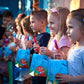 Vkten 24 Pack Bubble Party Favors For Kids, 8 Styles 8 Colors Ocean-Themed Mini Bubble Wands Birthday Summer Beach Pool Toys, Go