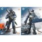 YEIBOBO ! Special Forces Mini Military Action Figure with  and Accessories (Lightning SWAT Team XJ-9902)