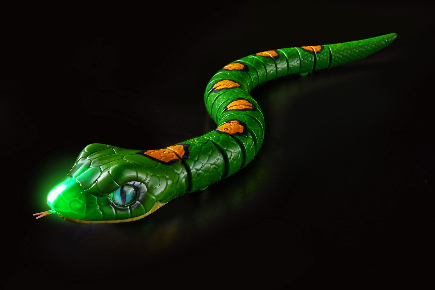 Robo Alive Slithering Robotic Snake Toy 2-Pack - Realistic Movement, Multi-color, Model 7168, Plastic