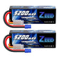 Zeee 3S Lipo Battery 5200Mah 11.1V 80C With Ec3 Plug Hard Case Battery For Rc Car Boat Truck Helicopter Airplane Racing Models(2