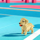 Larcele Micro Dog Building Blocks Mini Pet Building Toy Bricks,950 Pieces Kljm-02 (Golden Retriever)