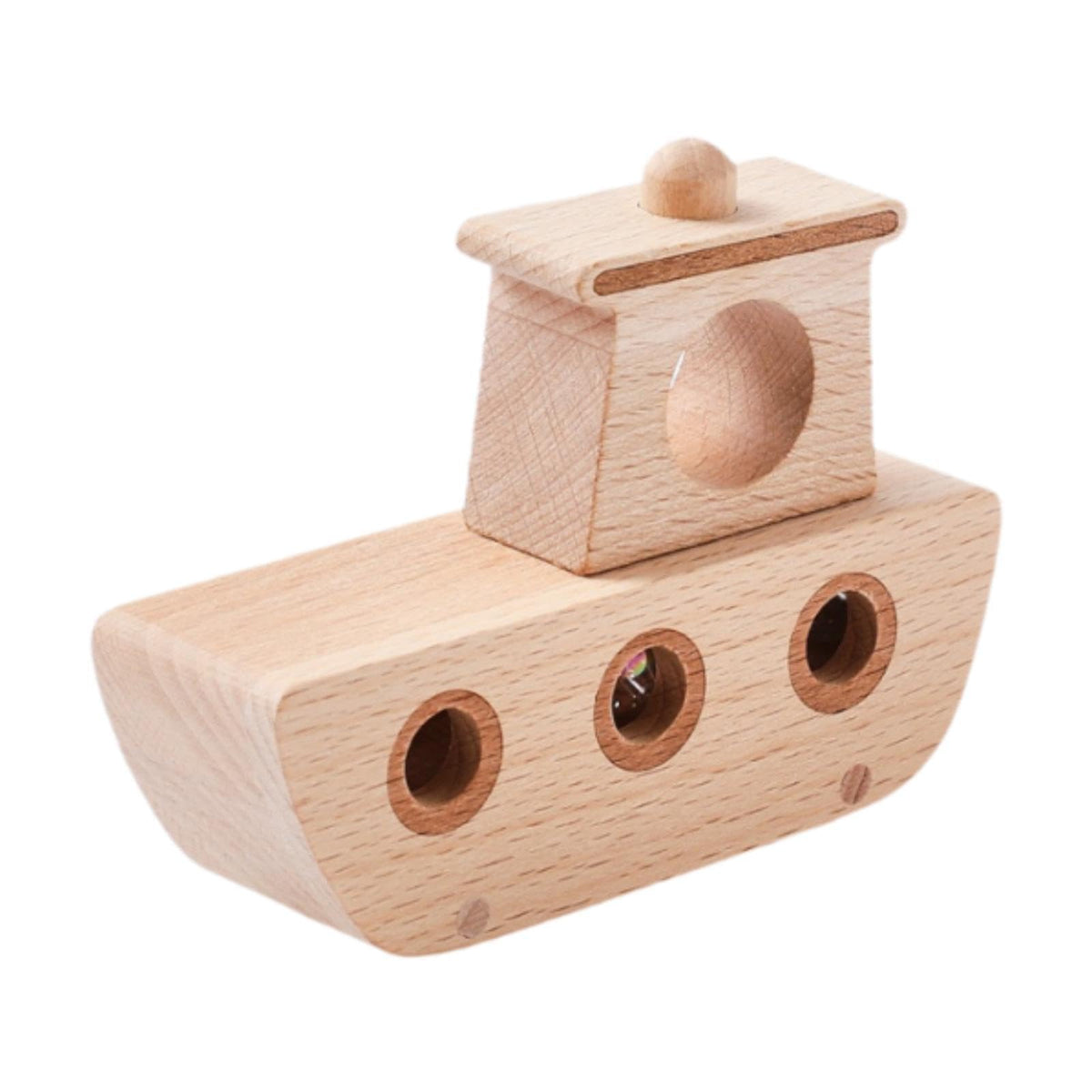 Calandis Wooden Baby Ship Toy Sensory Toy Fine Motor Early Learning Baby Toy For Infant | Toys For Baby