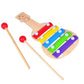 Antlantic Wood Store Xylophone Guitar Wooden (5 nodes) | Kids First Musical Sound Instrument Toy | Babies Toddlers 6 Months + (S