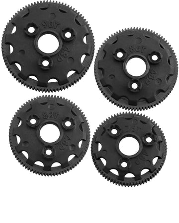 RCMYou RC 48P 76T/83T/86T/90T Spur Gear Upgrades Part for 1/10 Slash Stampede Rustler Bandit 2WD VXL XL-5,4PCS 76T Spur Gear Hop