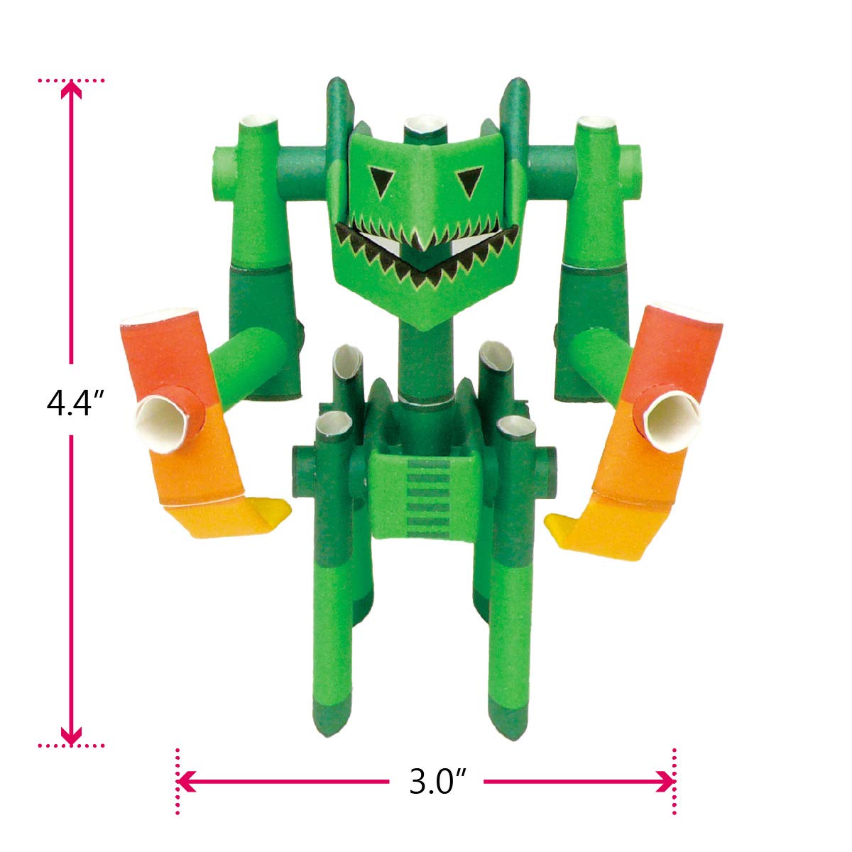 PIPEROID Mantis Harry - Japanese 3D Paper Puzzle DIY Robot kit for Kids and Origami Kit for Adults