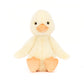 Jellycat Bashful Duckling Stuffed Animal, Medium 12”, Polyester Plush Toy, Duck Color, Classic Children's Gift