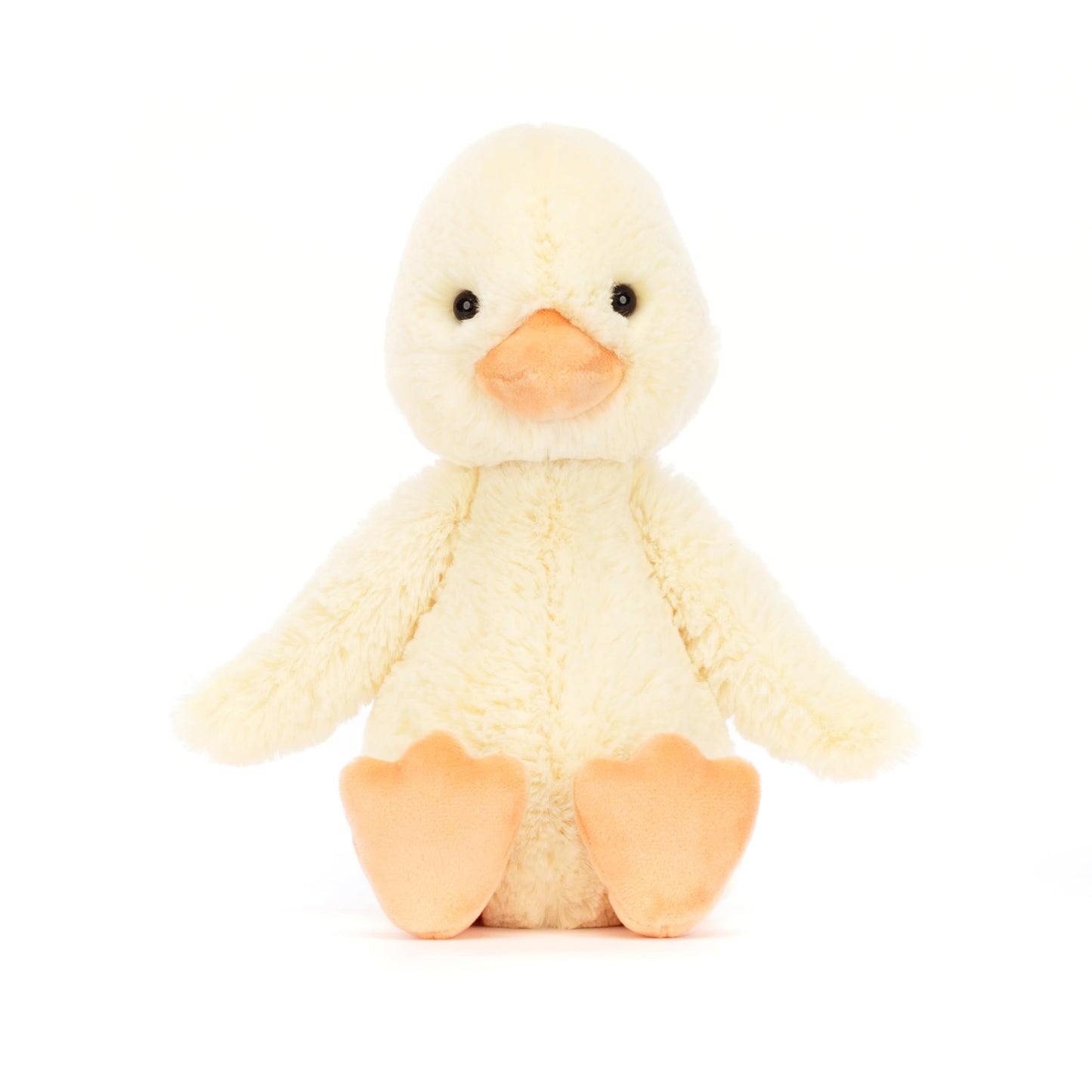 Jellycat Bashful Duckling Stuffed Animal, Medium 12”, Polyester Plush Toy, Duck Color, Classic Children's Gift