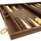 15 In. Wood Backgammon Set - Burlwood Board