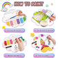 YMluky Water Color Paint Sets for Kids, 2 Coloring Books, No Mess Painting for Toddlers Activities,Magic Paint Set with 2 Brush,