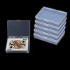 Cwdew Clear Plastic Playing Card Deck Cases - 6pcs Organizer, Snap Closed, Fits 3.5x2.5 inch Cards, Model SD-020