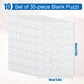 10 Sheet of Blank Puzzles to Drawn Write On  3.9x5.9in  35 Pieces a Sheet  All White Jigsaw DIY Puzzle Kit Paintable Puzzle Writable Puzzle Heat Transfer Puzzle for Kids Brain Game