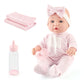 eDollable 12 Inches Realistic Baby Doll Playset in Gift Box Includes Pacifier, Bottle, and Soft Blanket, Newborn Baby Doll Toy f