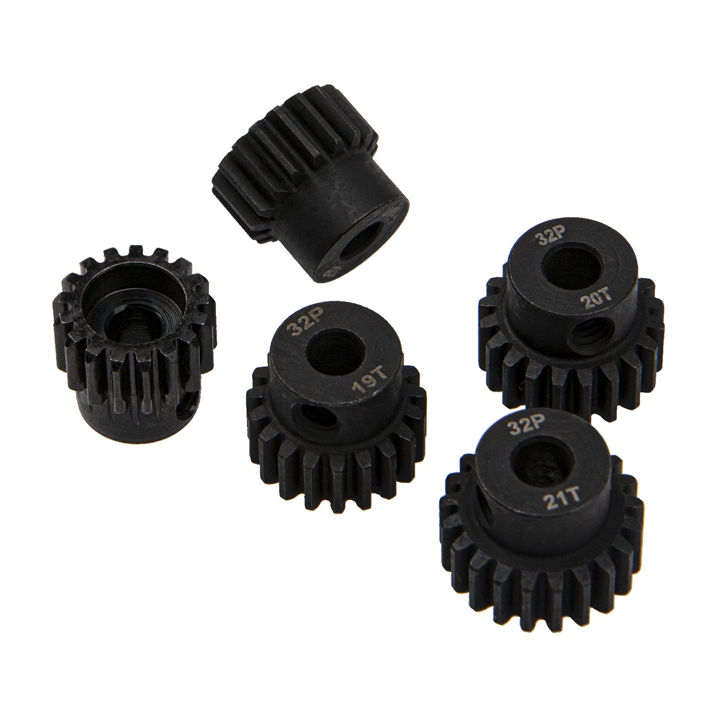 5Pack Sharegoo Steel 32P 5Mm Pinion Gear Sets 13T 14T 15T 16T 17T Fit 5Mm Shaft Compatible With Hpi Kyosho Losi Axial Traxxas Ta