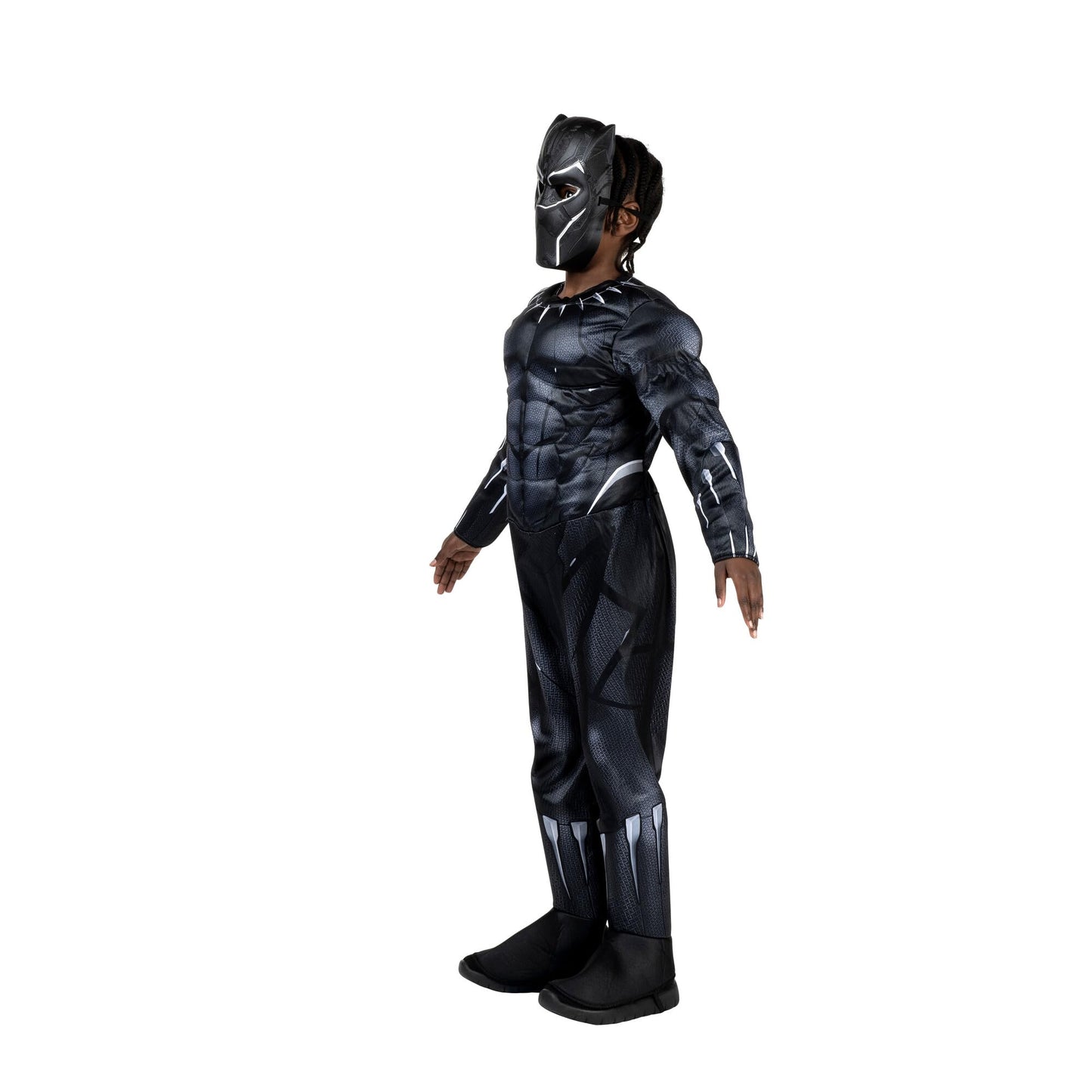 Marvel Boys Deluxe Black Panther Costume, Kids Superhero Halloween Costume, Child - Officially Licensed
