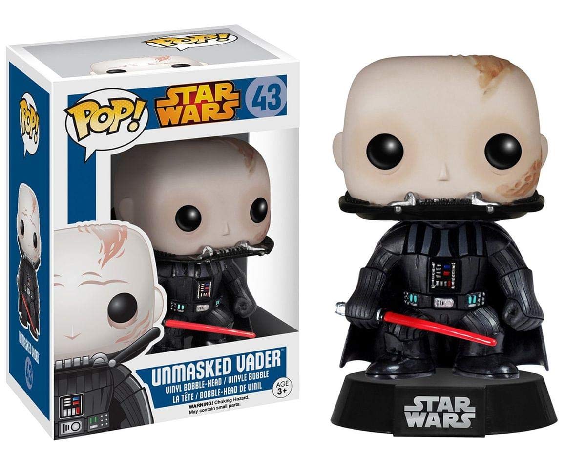 Star Wars Funko Pop Vinyl Figure: Unmasked Darth Vader