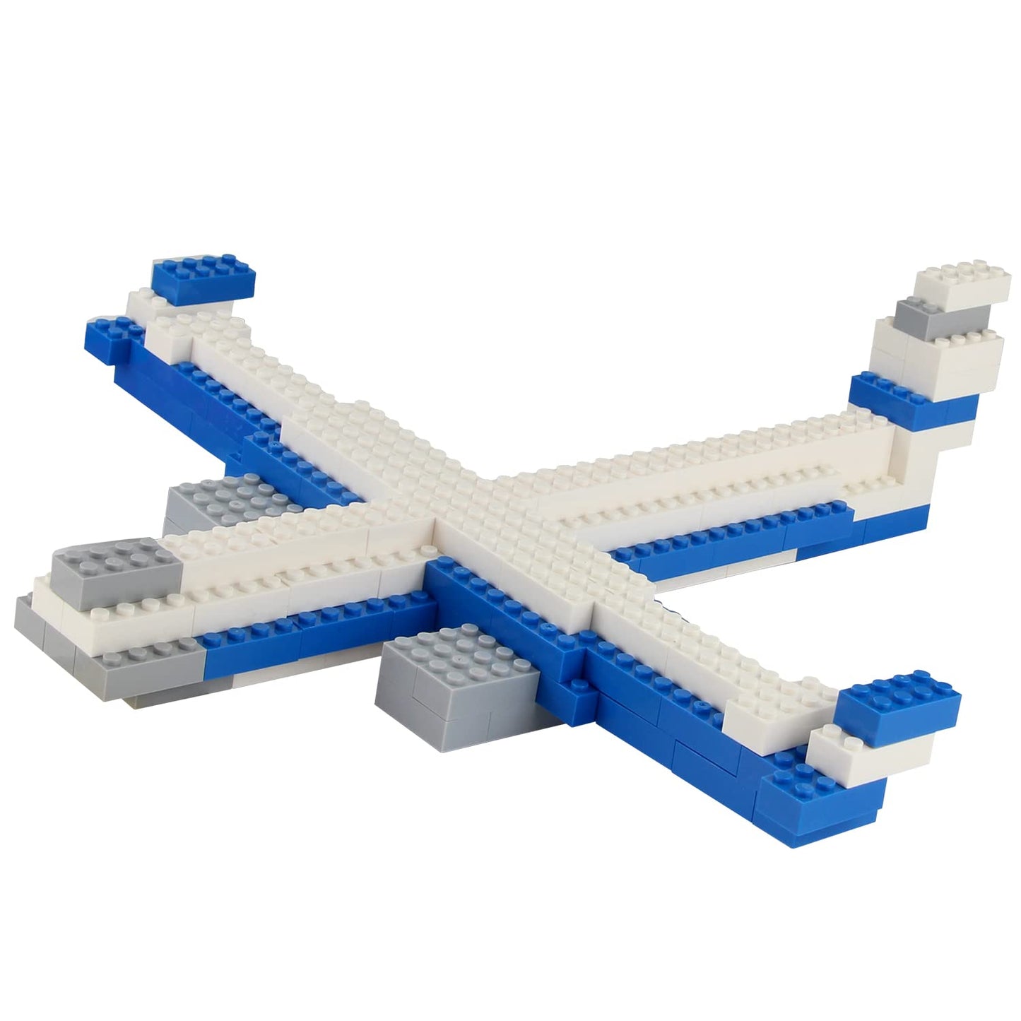Feleph Basic Parts 320 Pieces 2X4 Blue Bricks Building Creative Play Blocks Set Toy Classic Accessories Combine With Major Brick Brands (Blue)