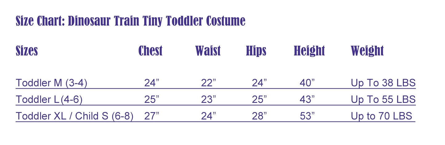 California Costumes Kids Tiny Dinosaur Costume Large (4-6)