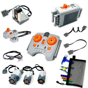 10-In-1 Motor Kit Compatible With Lego Technic, Motor Set With Powerful Motors, Advanced Control Functionality, Ultimate Compati