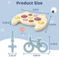 Baby Teething Chew High Chair Toys - Baby Teething Toys Silicone Teethers, Baby Table Toys, Food Grade Silicon For 6 12 18 Month